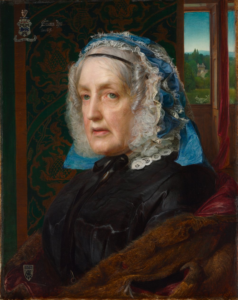 Portret van Susanna Rose door Frederick Sandys