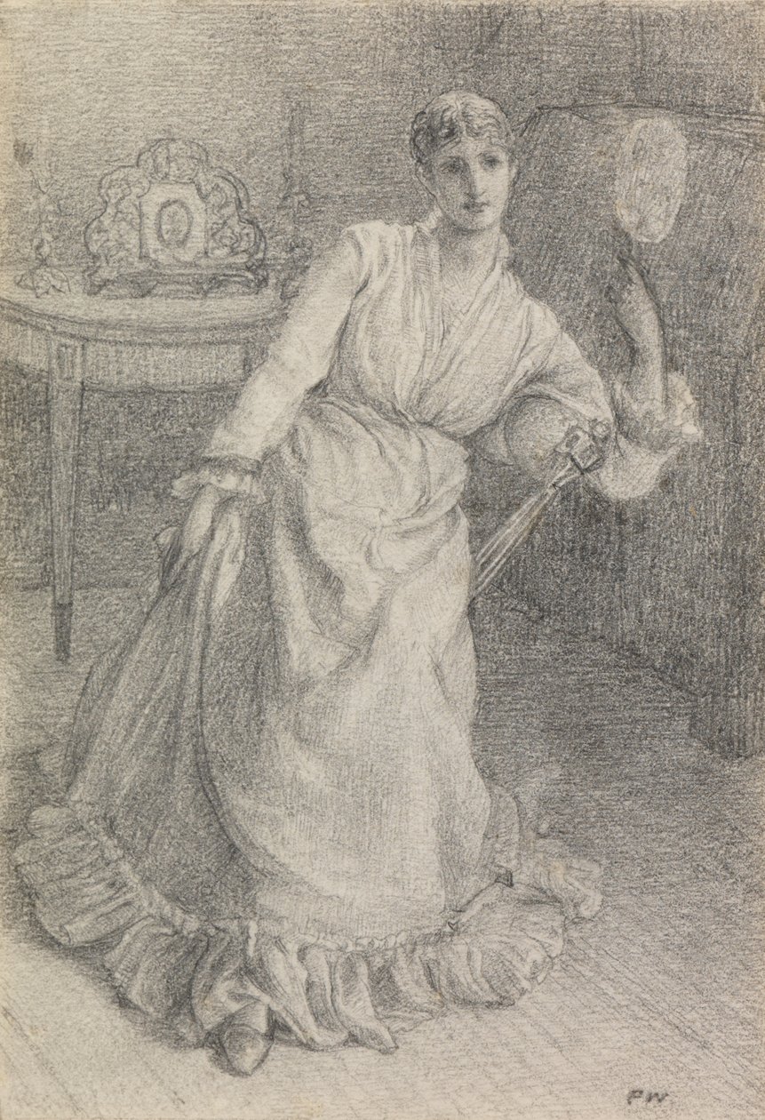 Juffrouw Maria Ansdell door Frederick Walker