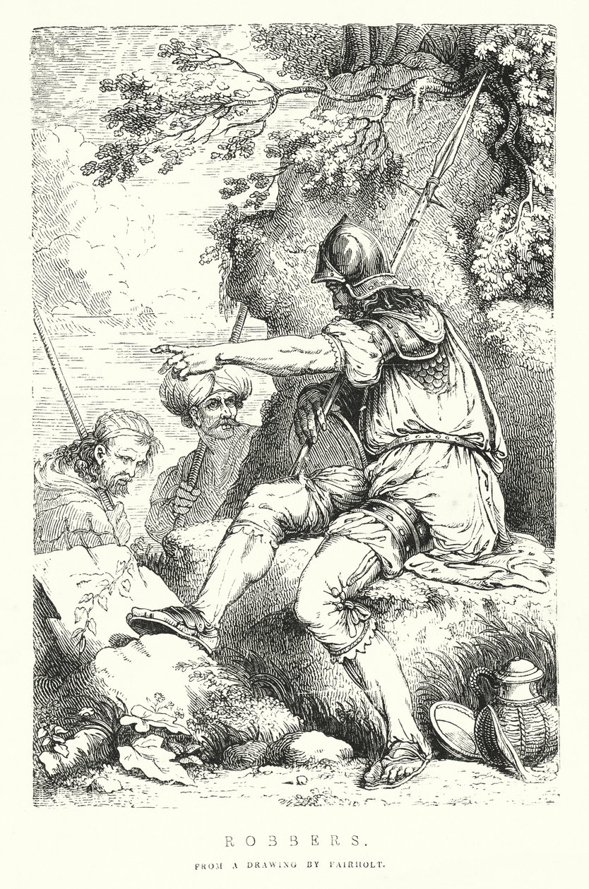 Rovers (gravure) door Frederick William Fairholt