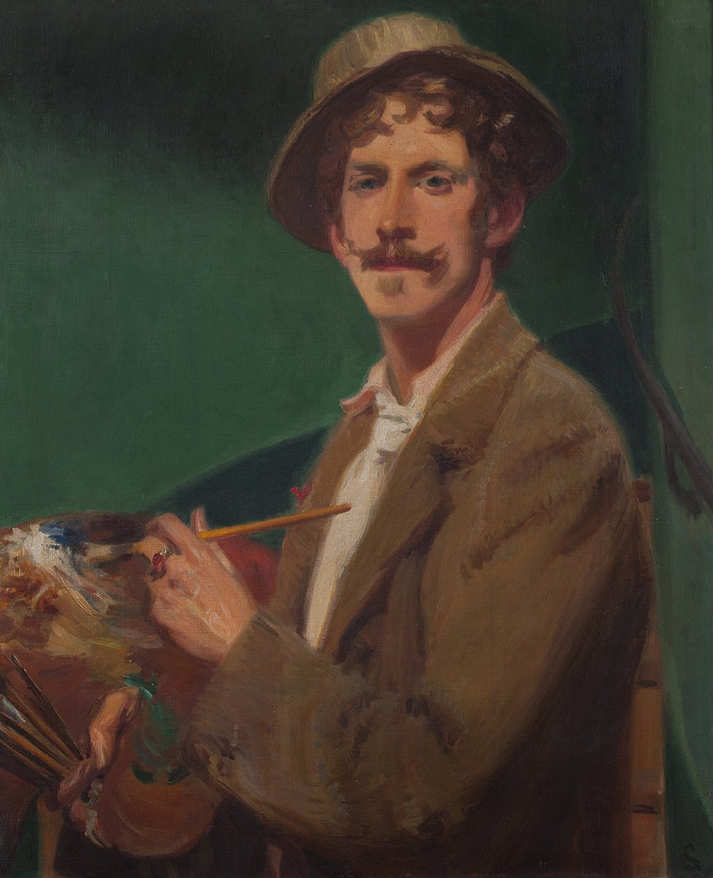 Zelfportret door Frederick William MacMonnies