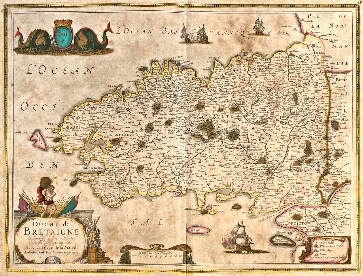 Bretagne, Frankrijk door Frederick de Wit