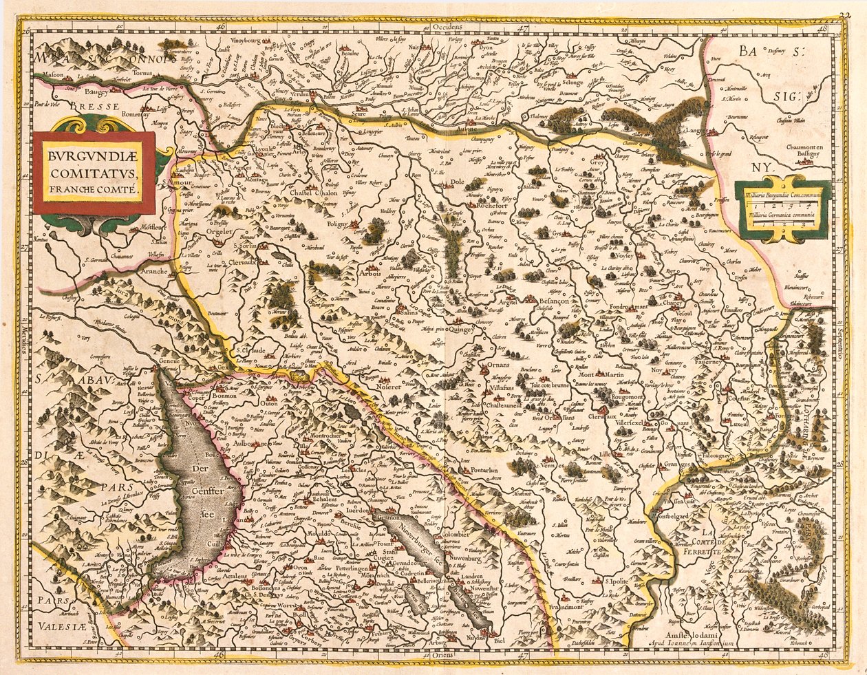 Franche-Comté, Frankrijk door Frederick de Wit