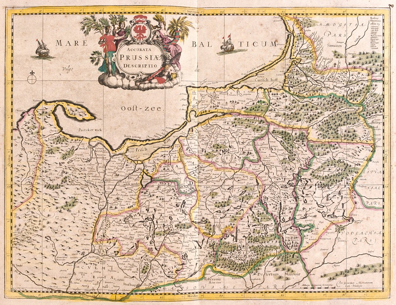 Pommers, Koejavisch-Pommers, Mazovisch, Warmisch-Masurisch, Podlachië, Oblast Kaliningrad, Duitsland door Frederick de Wit
