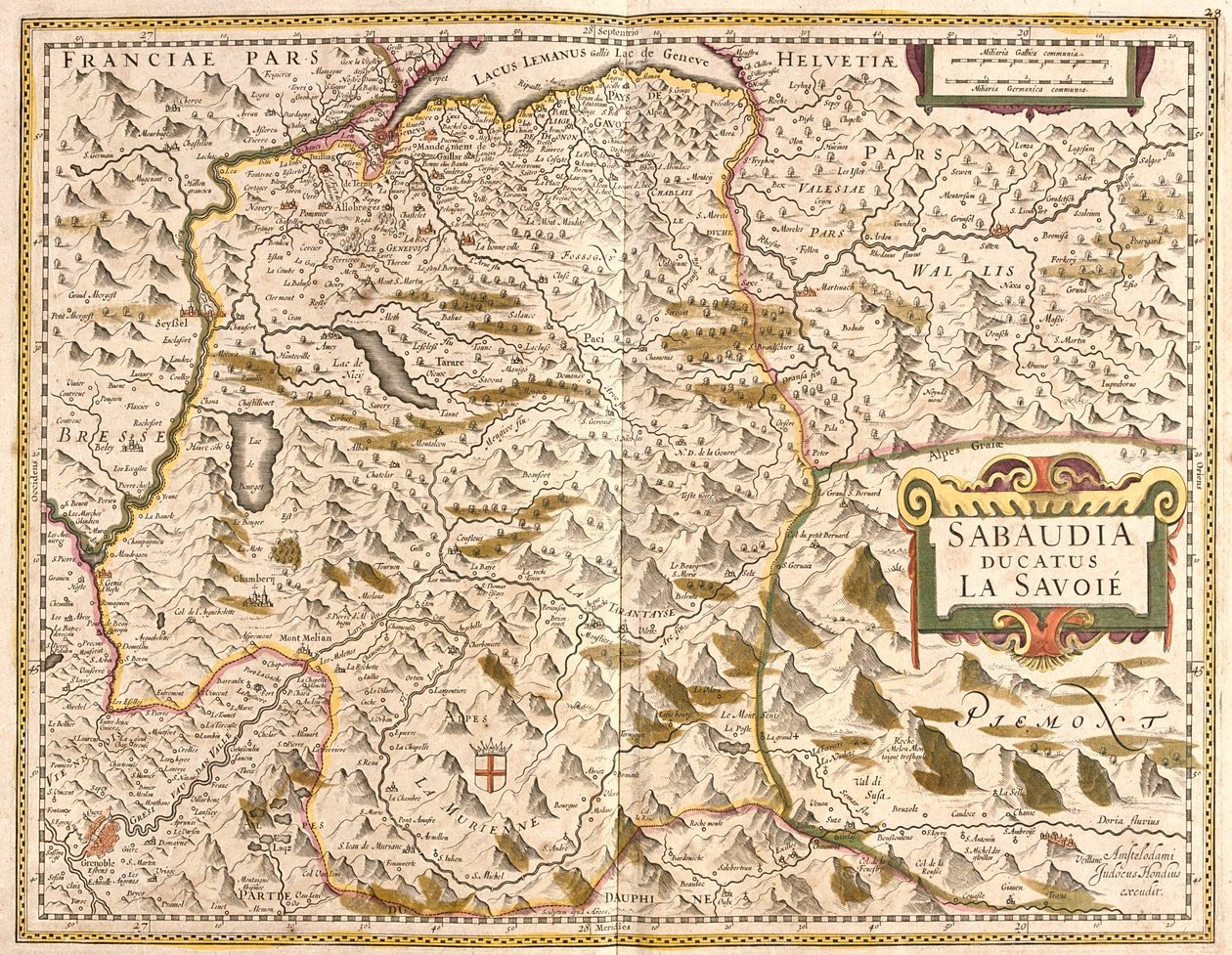 Savoie, Frankrijk door Frederick de Wit