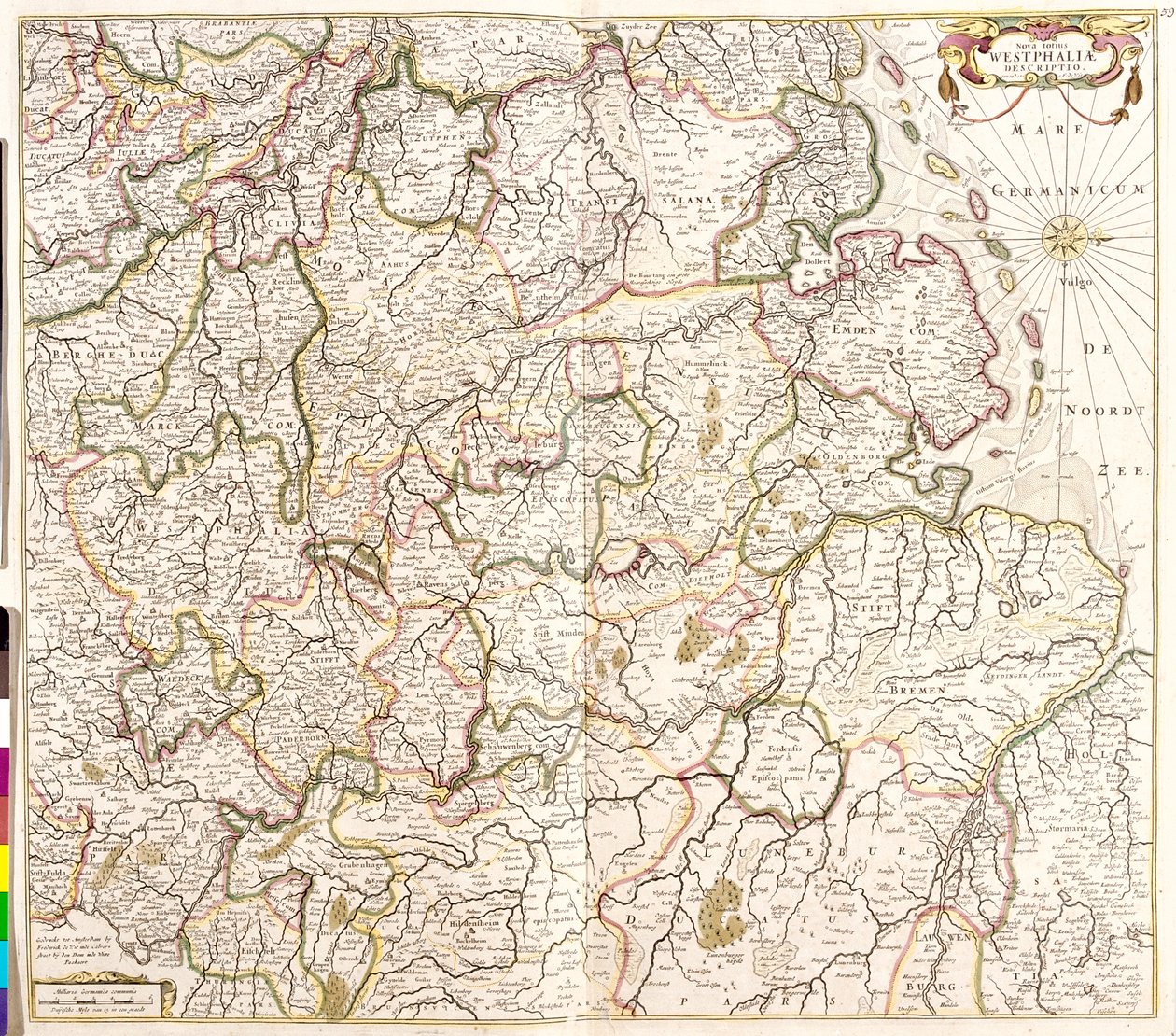 Sleeswijk-Holstein, Nedersaksen, Noordrijn-Westfalen, Duitsland door Frederick de Wit