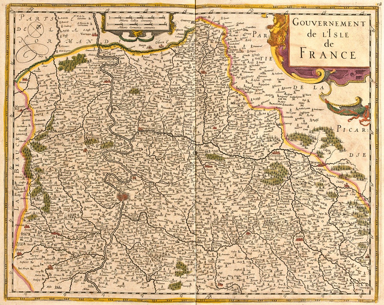 Île-de-France, Frankrijk door Frederick de Wit