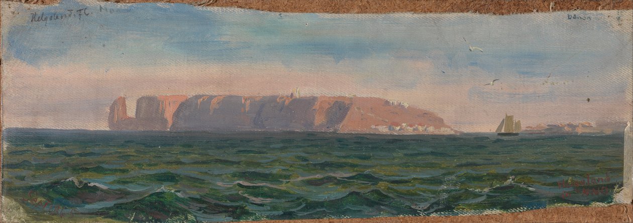 Bij Helgoland door Frederik Collett