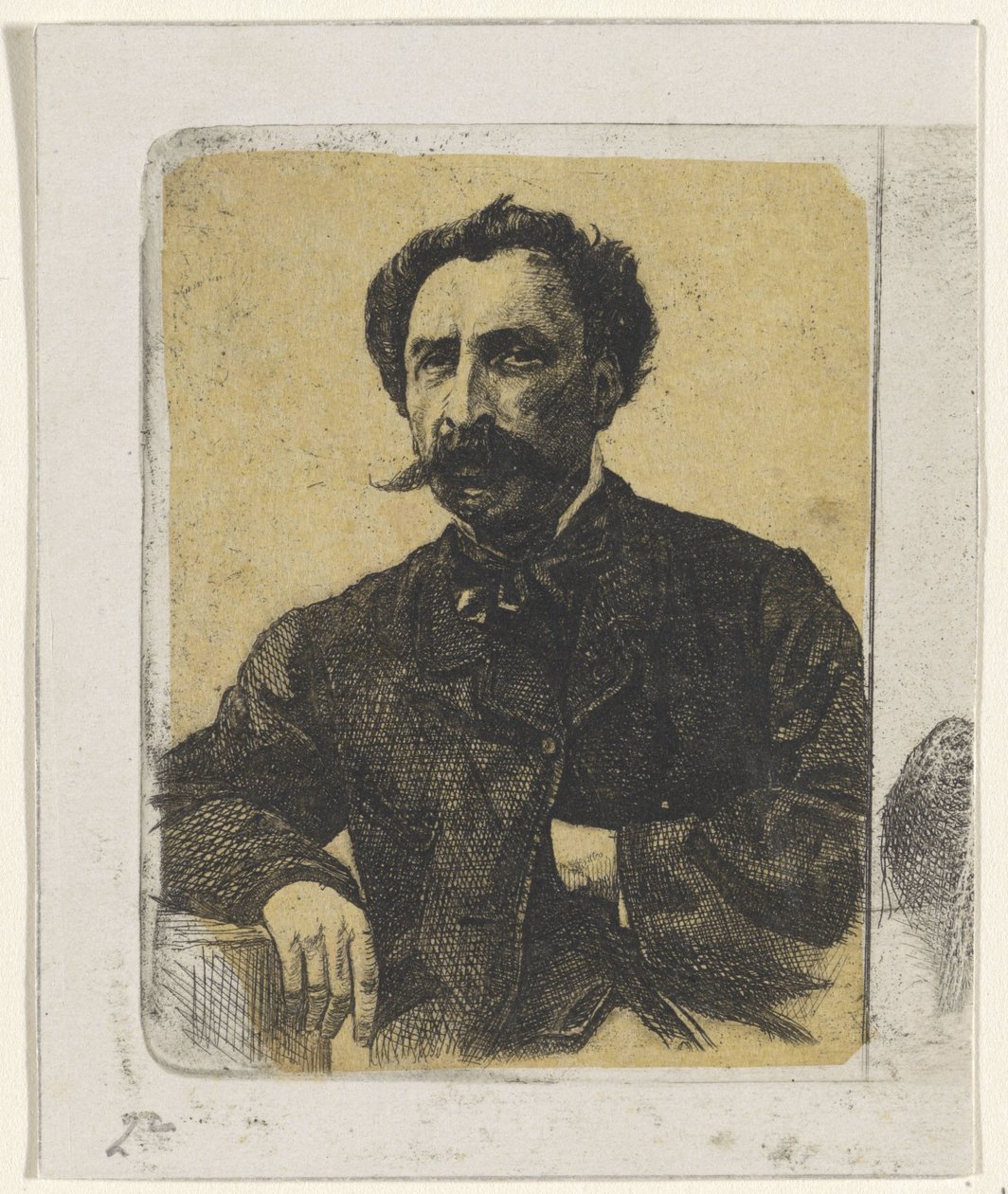 Portret van Samuel Verveer door Frederik Hendrik Weissenbruch