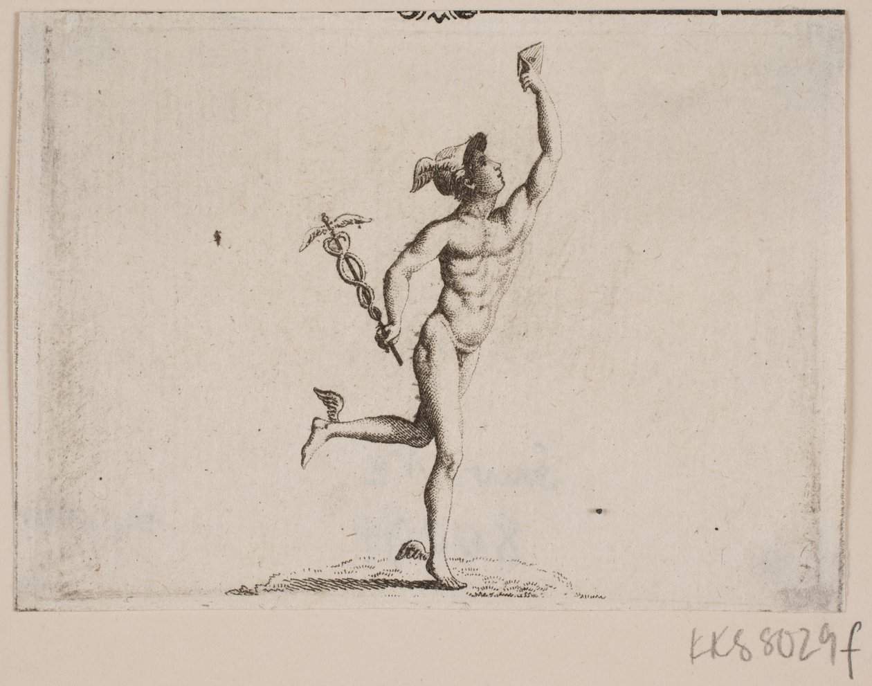 Mercurius door Frederik Ludvig  Bradt