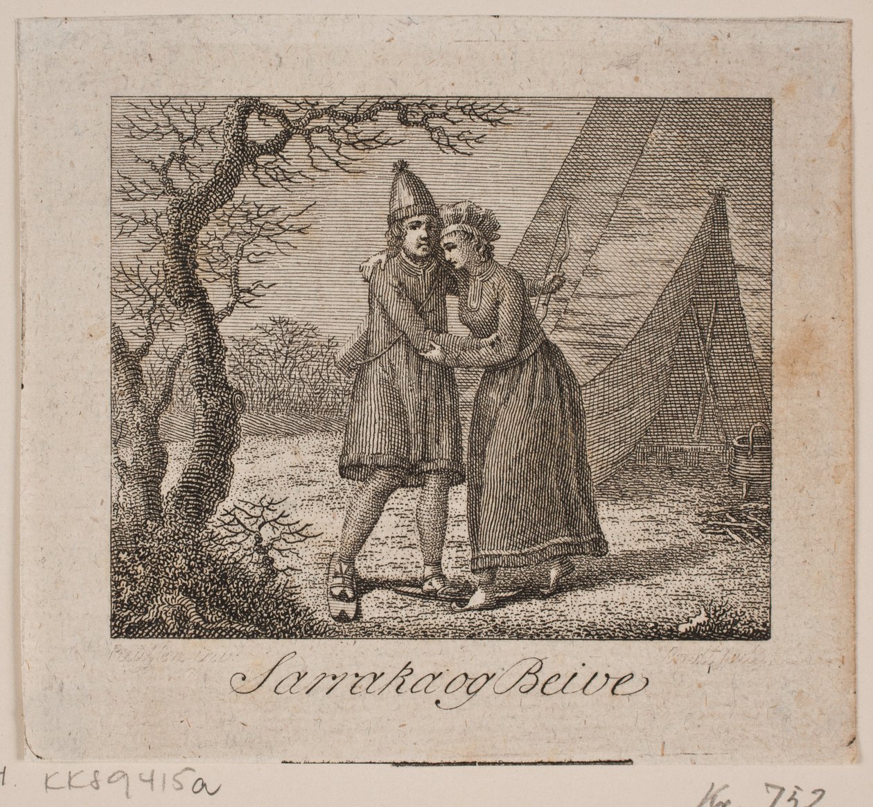 Vignet voor P. F. Suhns verzamelde geschriften door Frederik Ludvig  Bradt