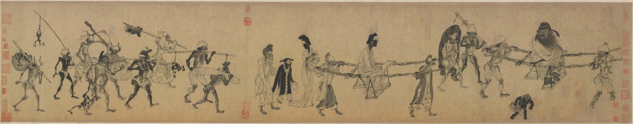 Zhongshan op excursie door Freer Gallery of Art