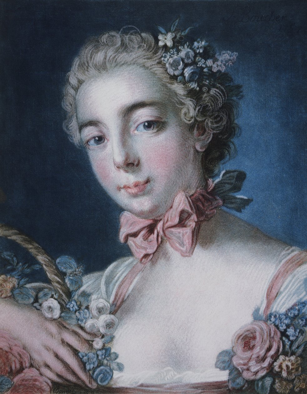 Hoofd van Flora door Louis Marin Bonnet