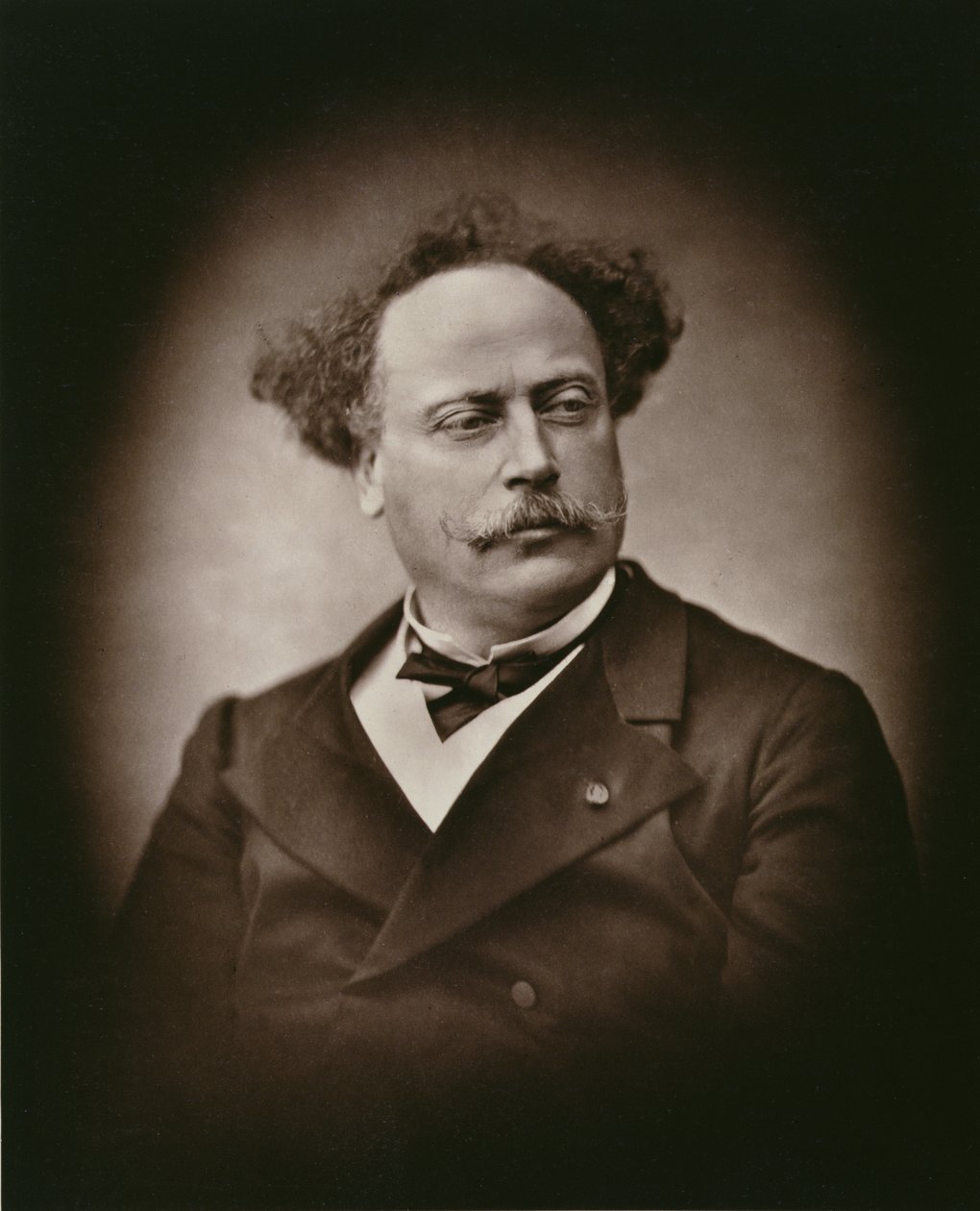 Alexandre Dumas Fils (1824-95), uit Galerie Contemporaine, ca. 1874-78 door French Photographer