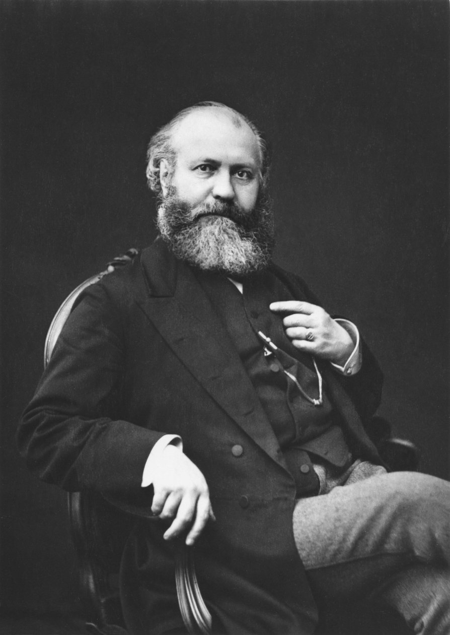 Charles-Francois Gounod (1818-93) eind 19e eeuw door French Photographer