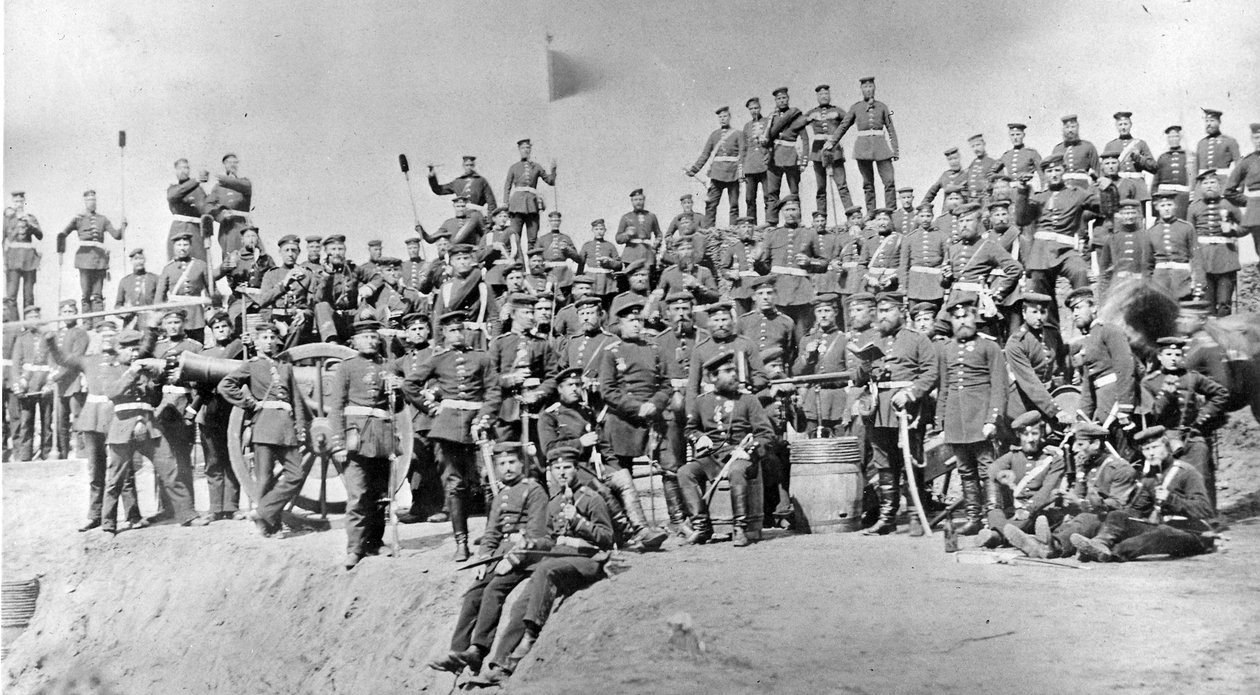 Franse Soldaten door French Photographer