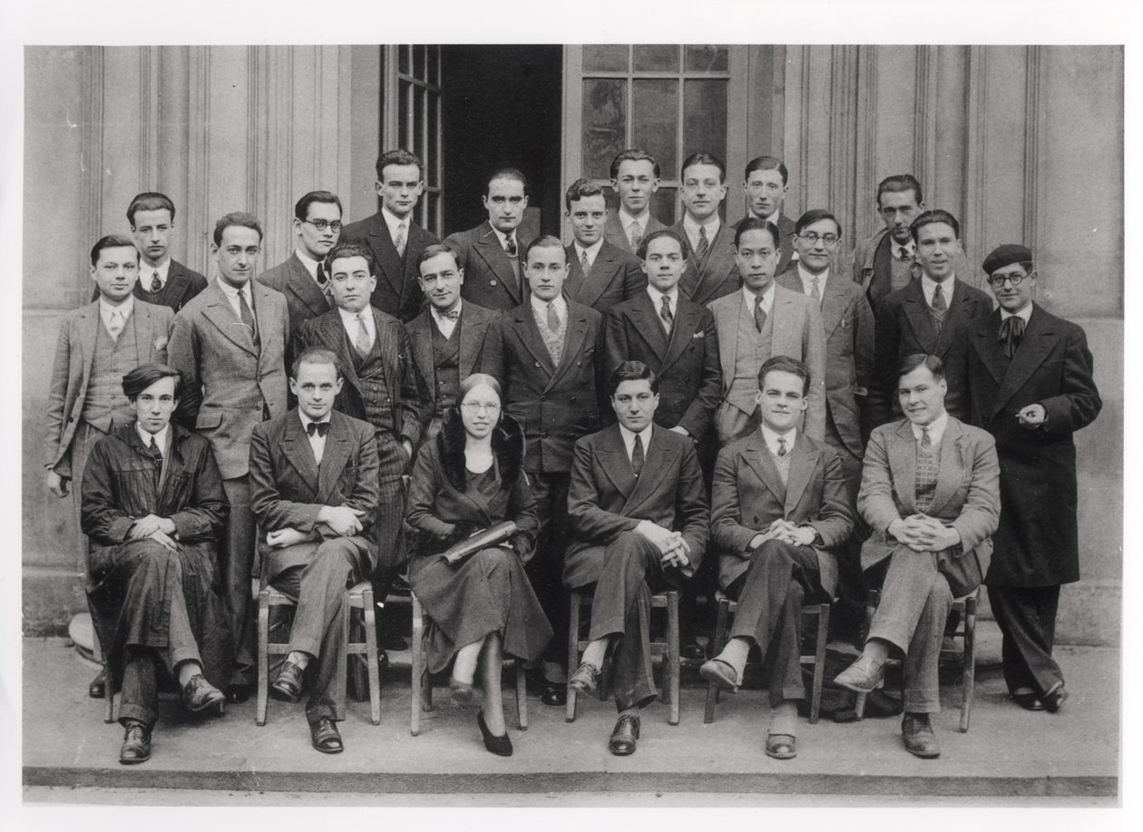 Afstudeerklas van de Ecole Normale Superieure, Parijs, 1931 door French Photographer