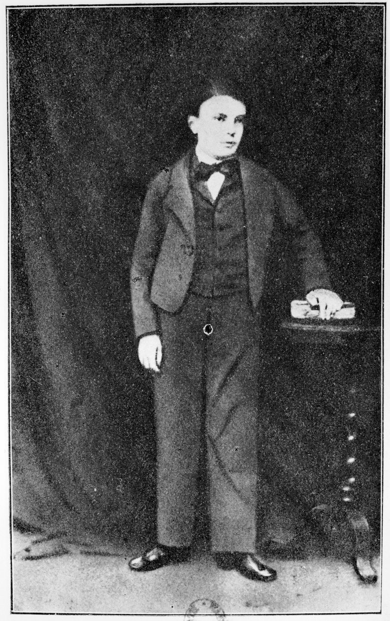 Guy de Maupassant (1850-93) in Fecamp, 9 jaar oud, uit La Fin de Maupassant door Georges Normandy, gepubliceerd in 1927, Parijs door French Photographer