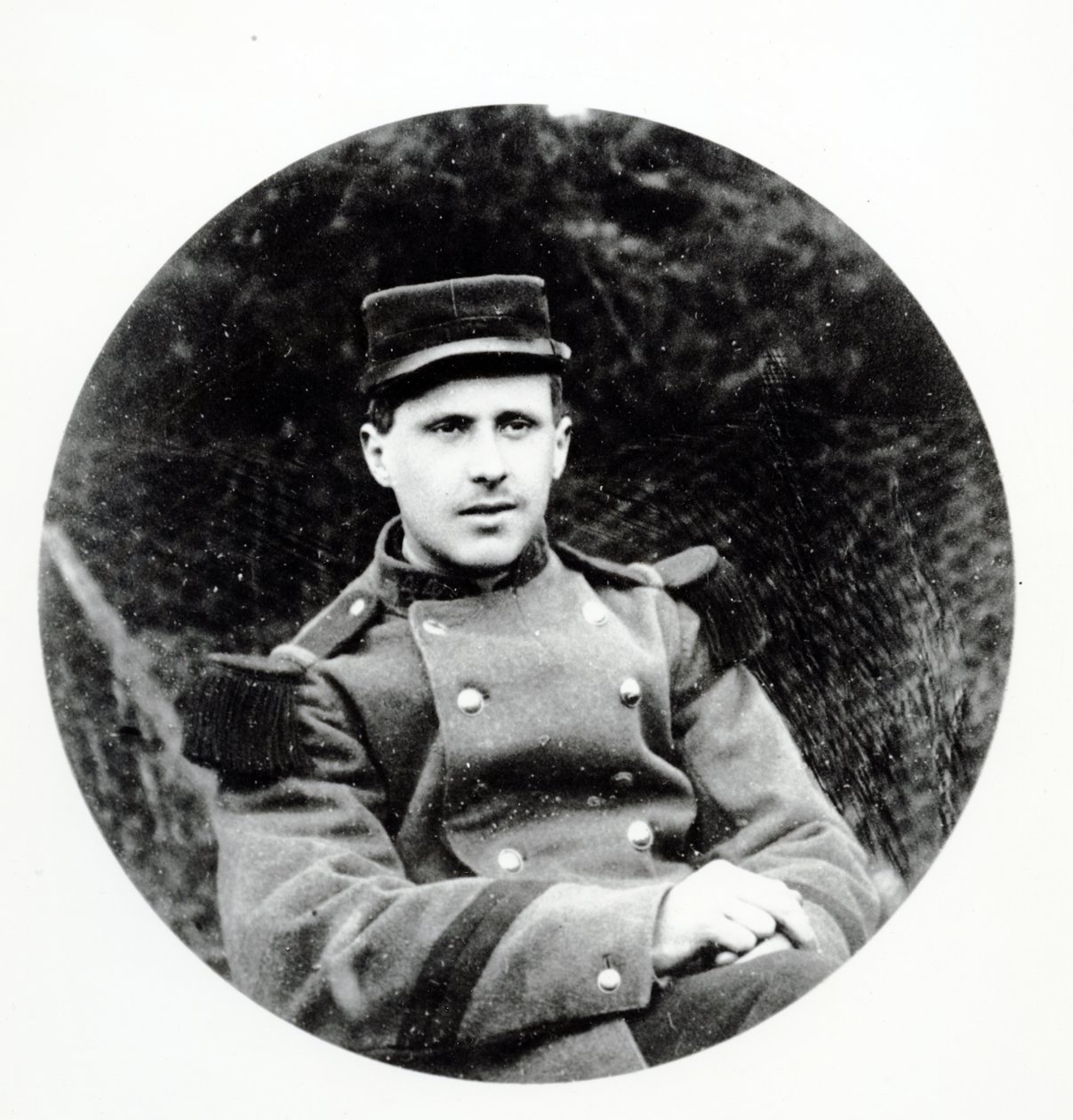 Jules-Andre Peugeot, eerste Franse soldaat die sneuvelde in de Eerste Wereldoorlog op 2 augustus 1914 door French Photographer