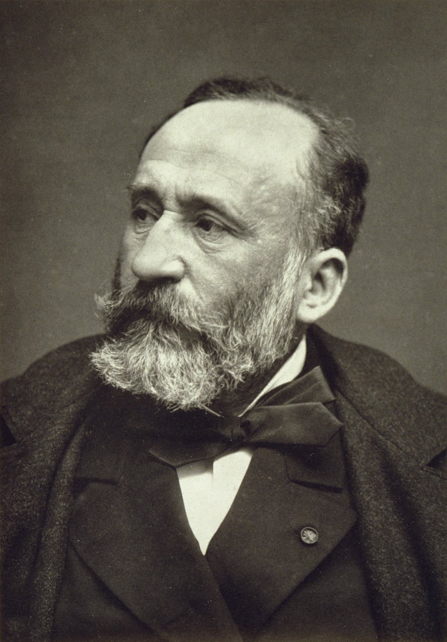 Pierre Cecile Puvis de Chavannes (1824-98), uit Galerie Contemporaine, ca. 1874-78 door French Photographer