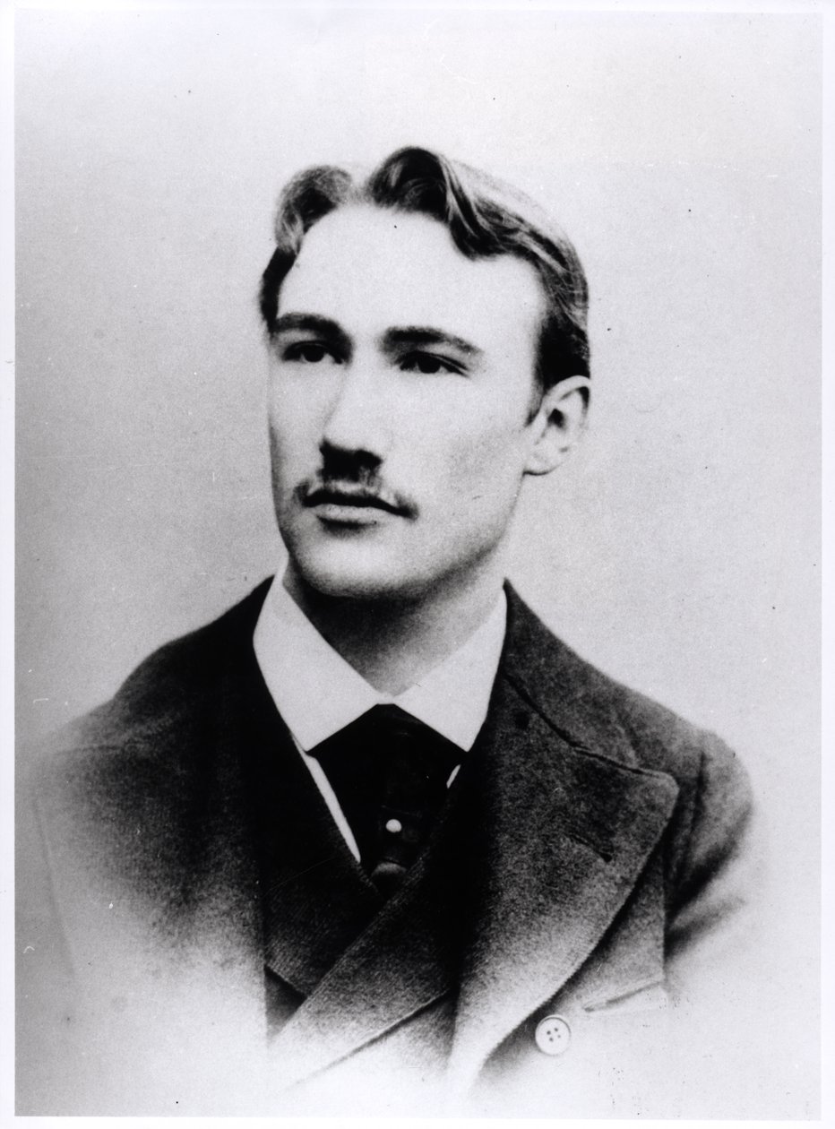 Portret van Andre Gide (1869-1951) 1891-92 door French Photographer