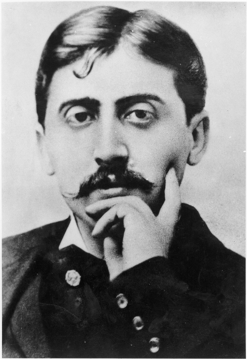 Portret van Marcel Proust (1871-1922) 1900 door French Photographer