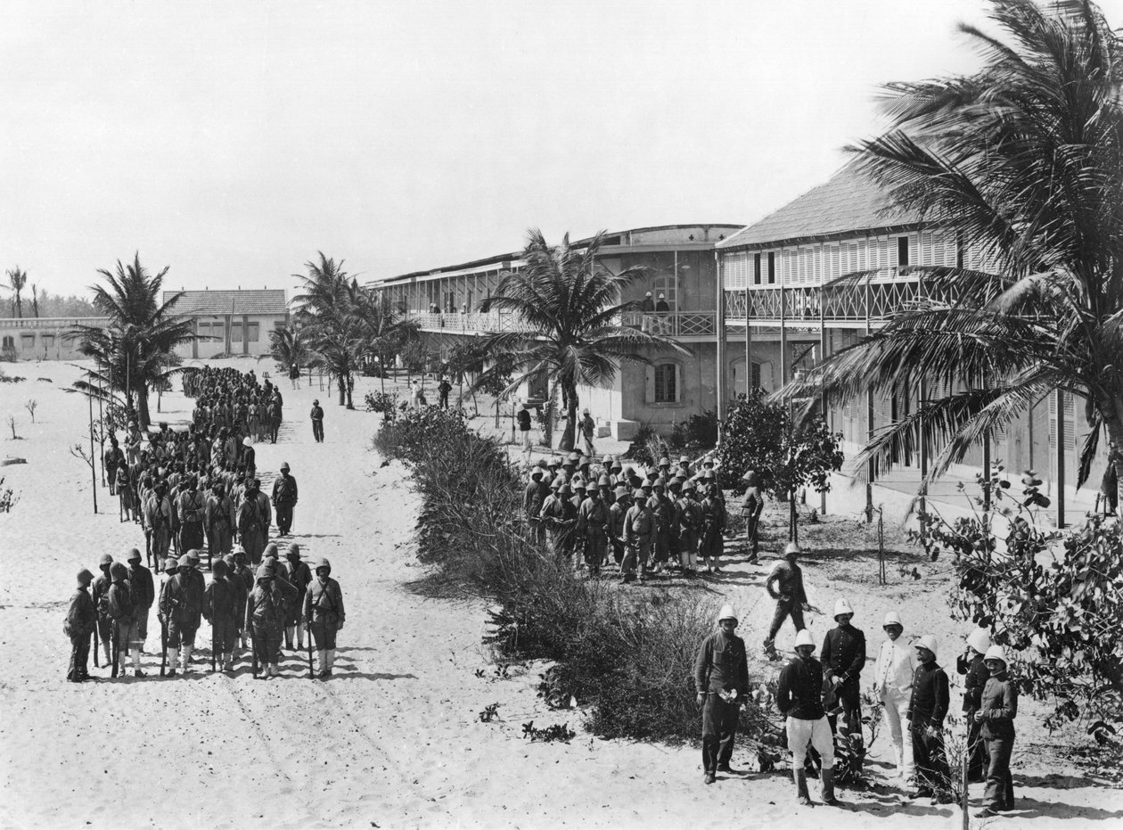 Senegalese soldatenbarakken in N
