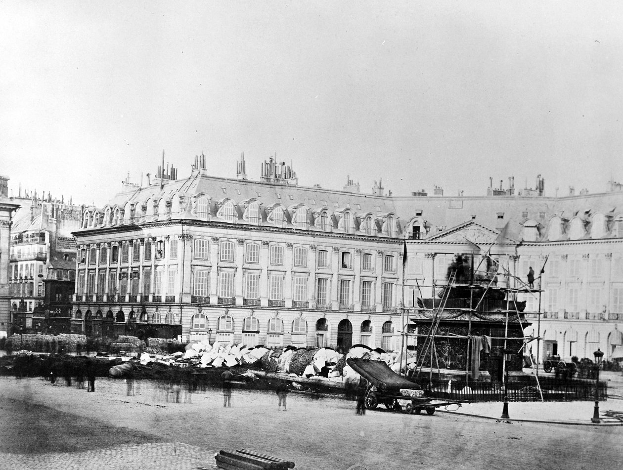 De Afbraak van de Vendômezuil, 1871 door French Photographer