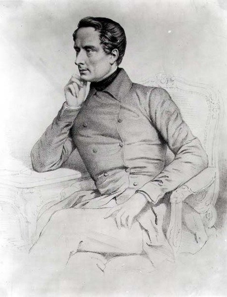 Alphonse-Marie-Louis de Prat Lamartine (1790-1869) door French School