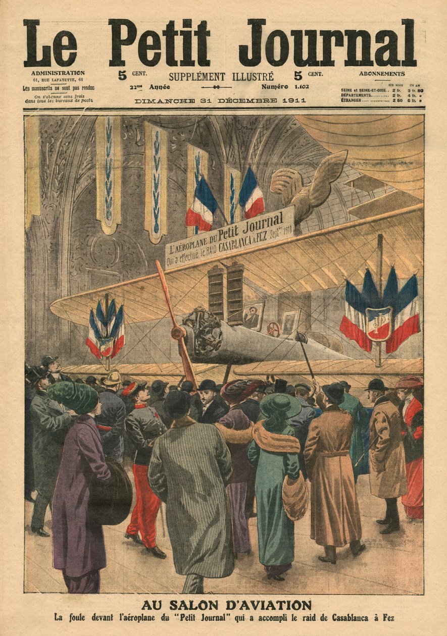 Op de luchtvaartsalon, illustratie uit 