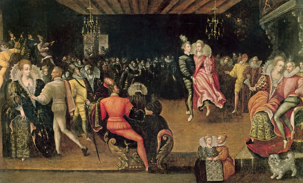 Bal aan het Hof van Valois door French School