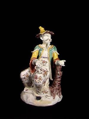 Figuur van een Chinese man, uit Saint-Cloud door French School