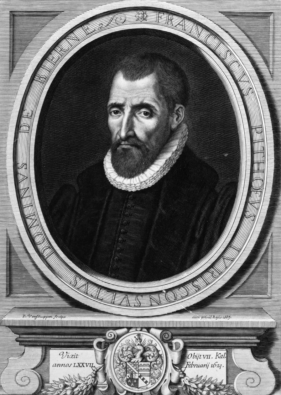 François Pithou, prent gemaakt door Pierre Louis van Schuppen, 1685 door French School