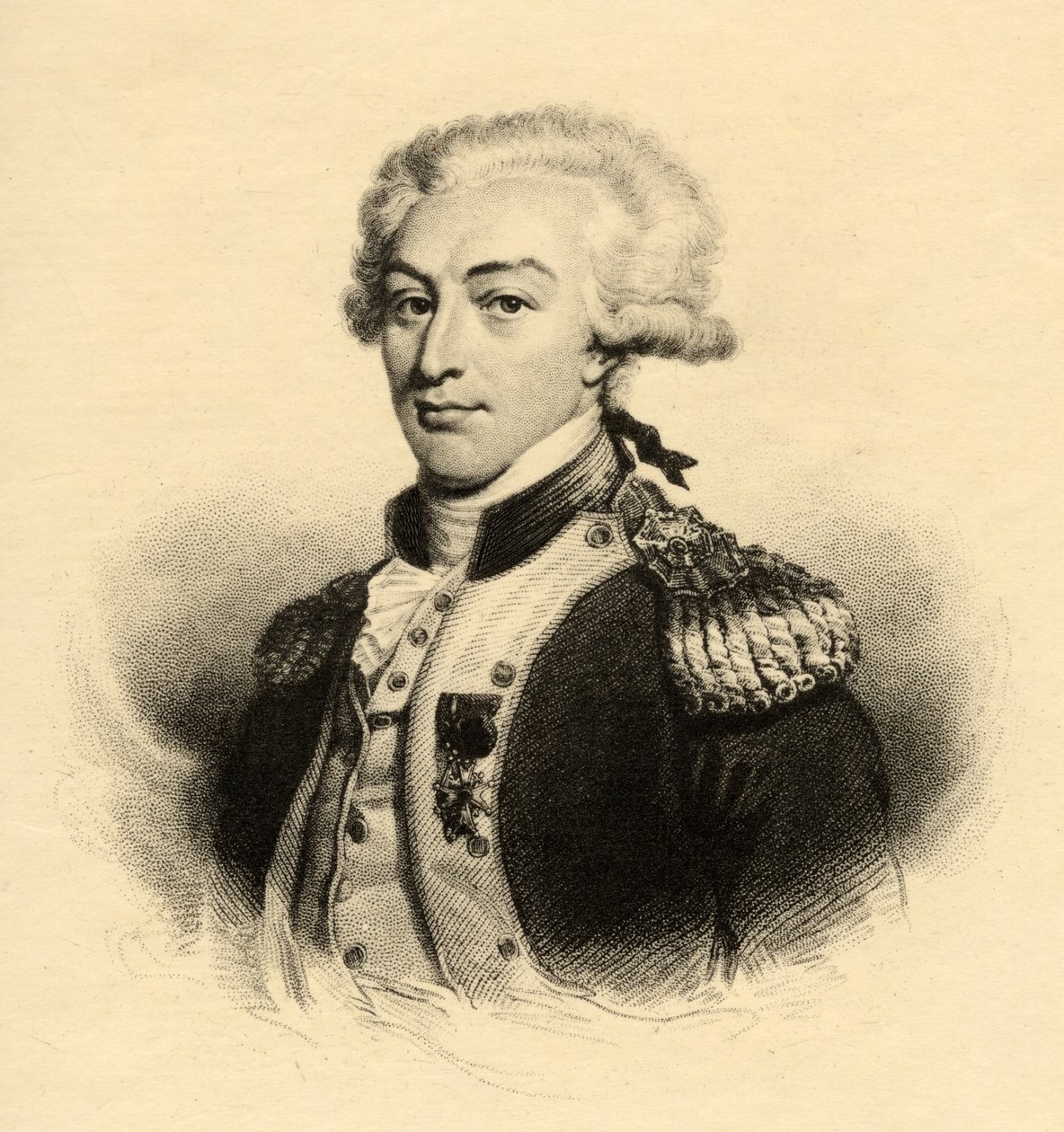 Marie Joseph Paul Yves Roch Gilbert du Motier (1757-1834) Markies de Lafayette door French School