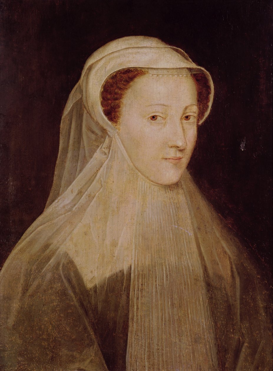 Mary, Queen of Scots (1542-87) door French School