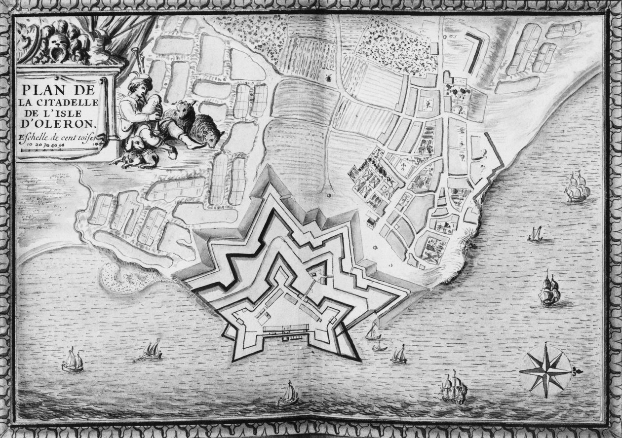 Ms 4418 T II kaart 16, Plan van de Citadel van l