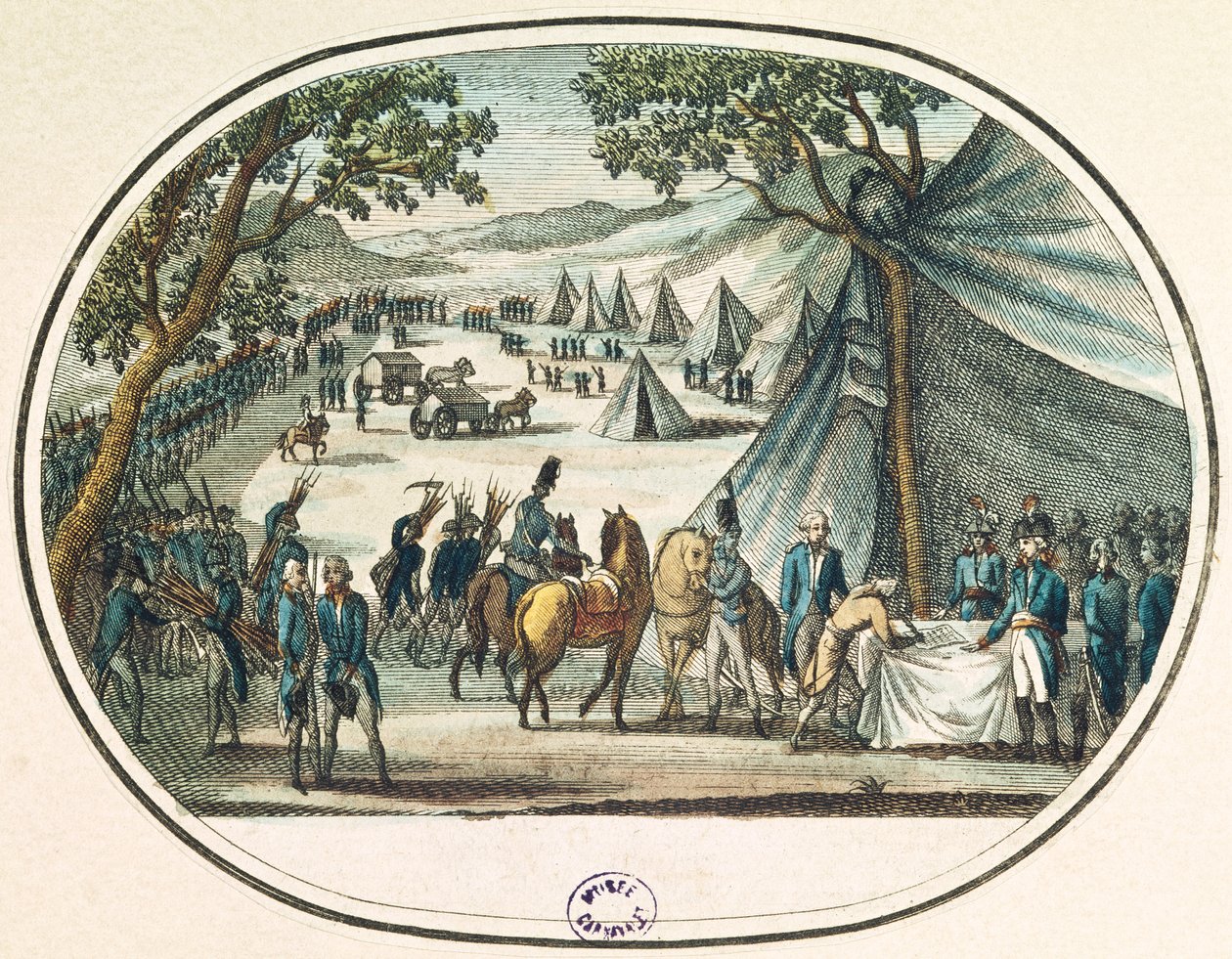 Pacificatie van de Vendée door generaal Hoche (1768-97) 20 april 1795 door French School
