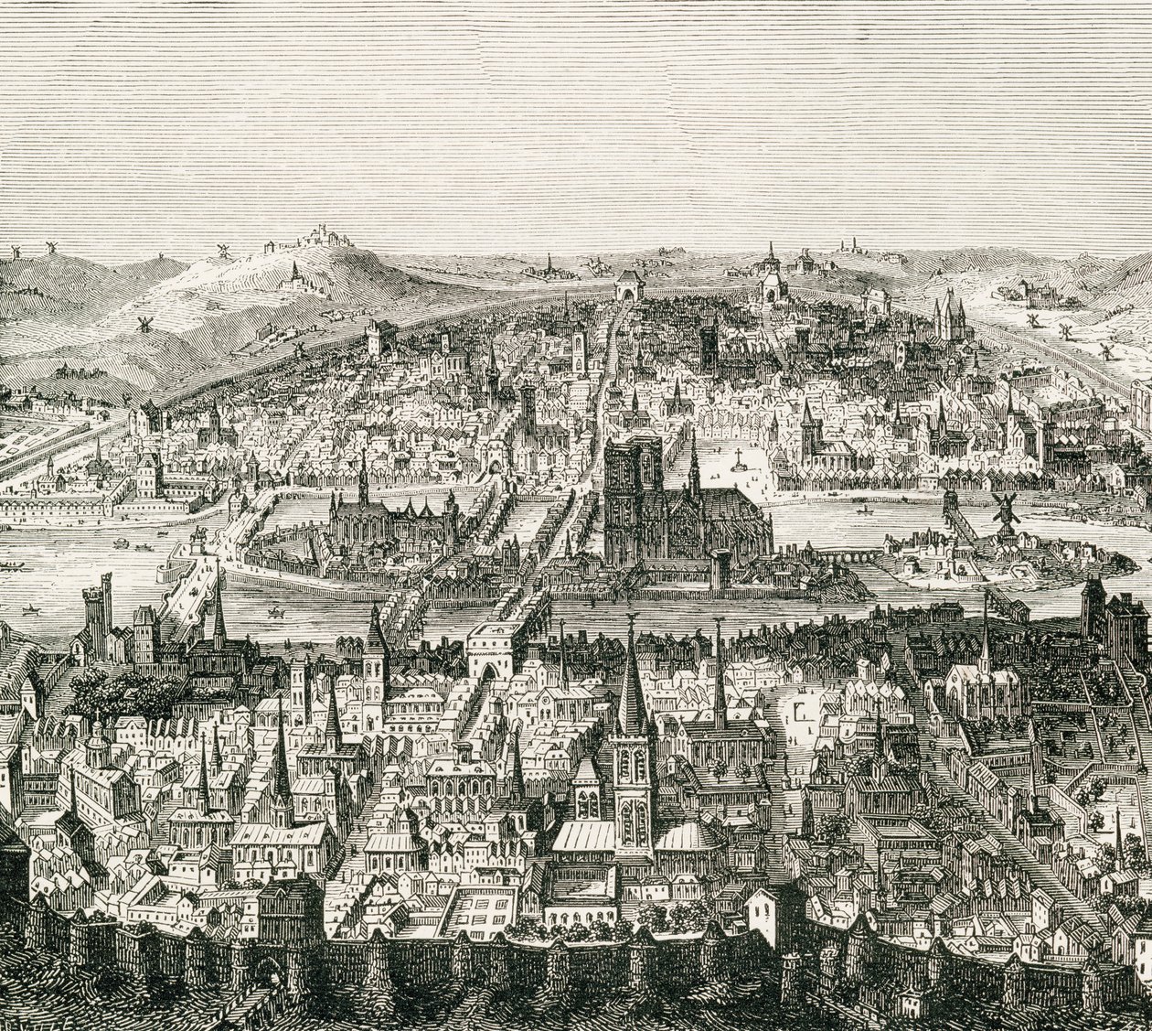 Parijs ca. 1610, 19e-eeuwse kopie van een 17e-eeuws manuscript, uit 