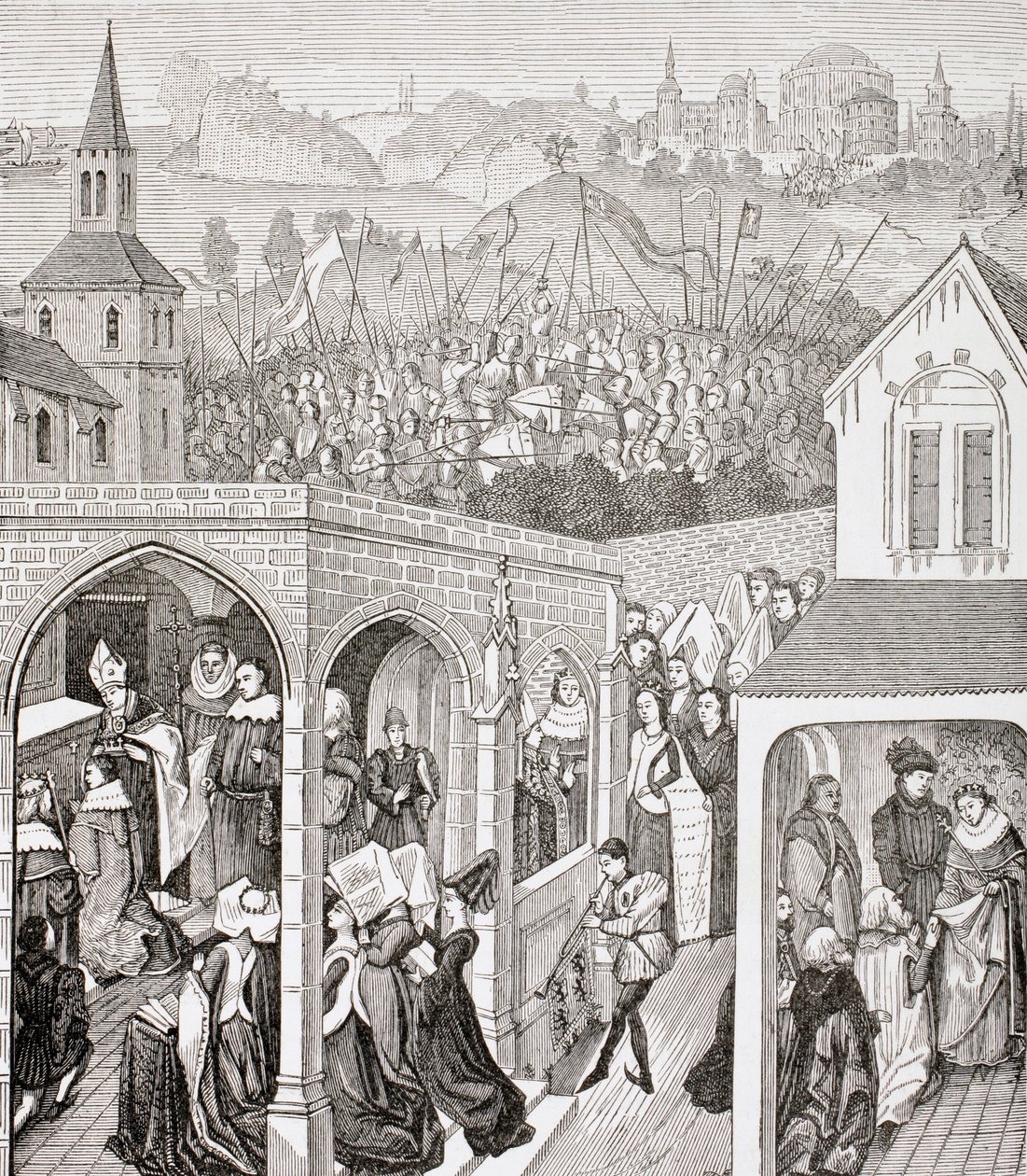 Philip II Augustus, koning van Frankrijk, uit 