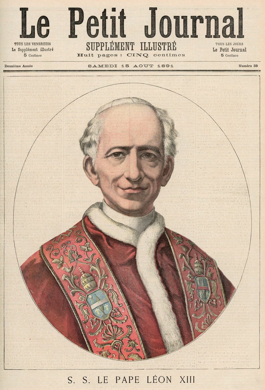 Paus Leo XIII (1810-1903) uit 