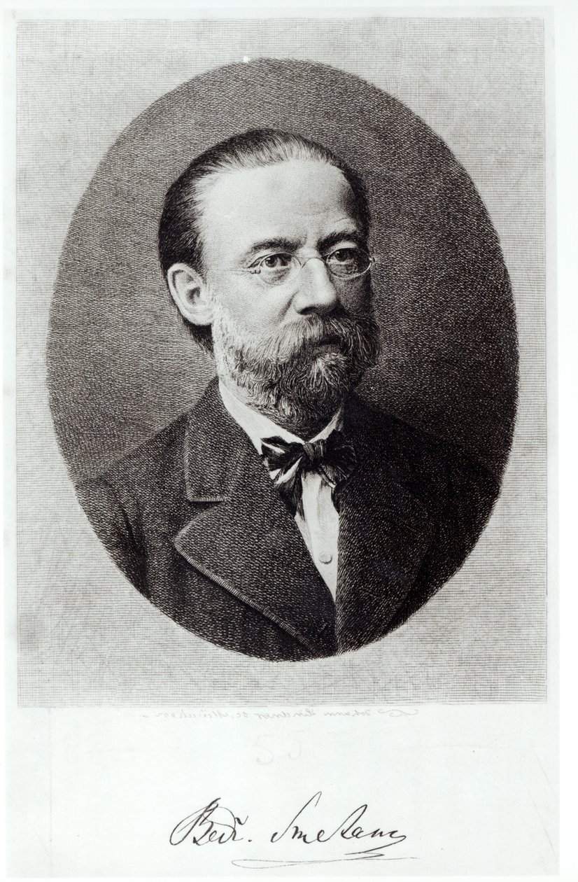 Portret van Bedrich Smetana door French School