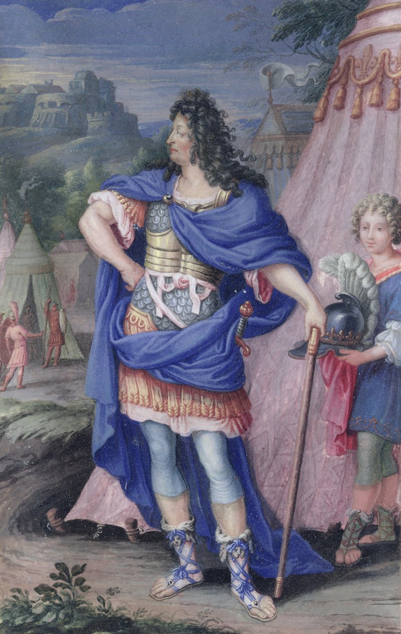 Portret van Lodewijk XIV (1638) Koning van Frankrijk door French School