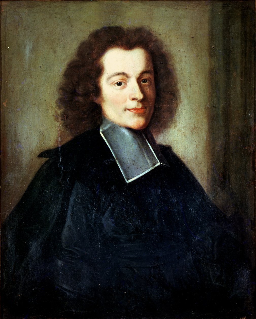 Portret vermoedelijk van Voltaire (1694-1778) als jonge man door French School