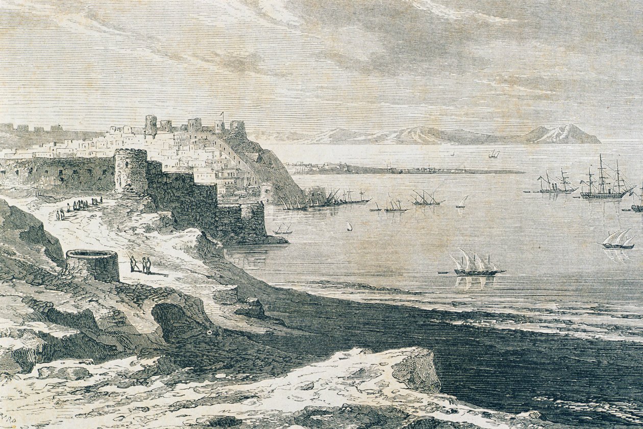 Tanger in de jaren 1860 door French School