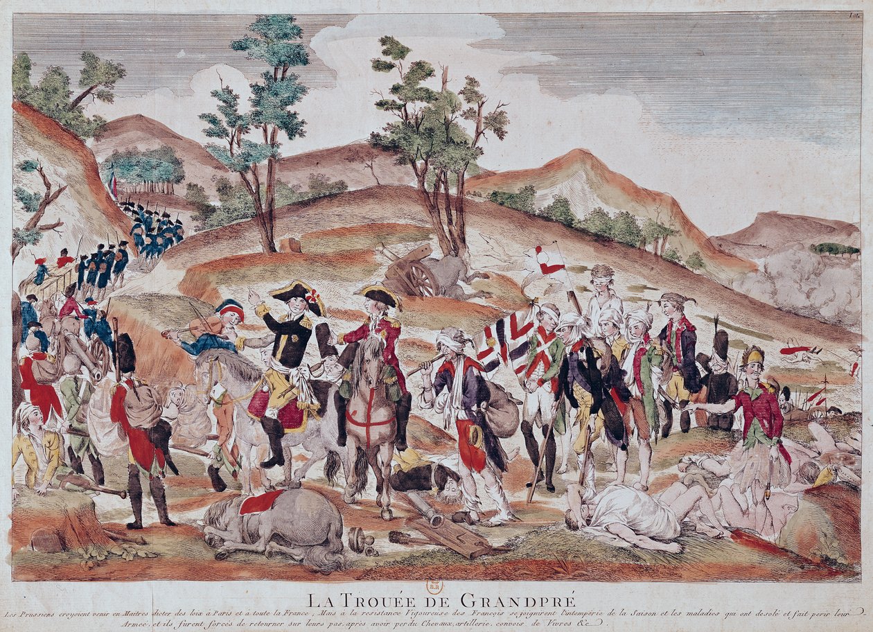 De doorbraak van Grandpre, oktober 1792 door French School