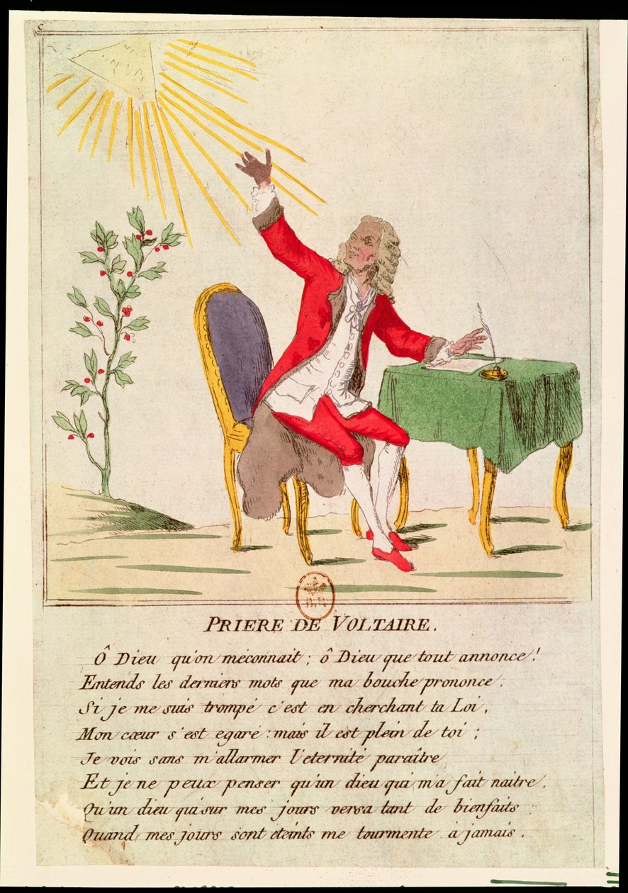 Het Gebed van Voltaire door French School