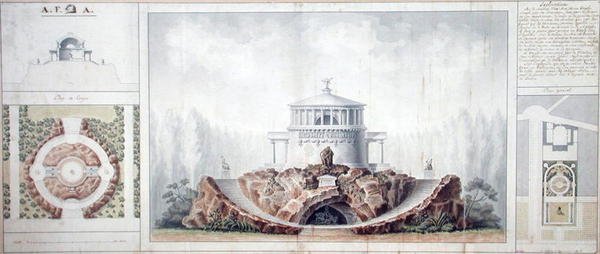 De Tempel van Deugd door French School