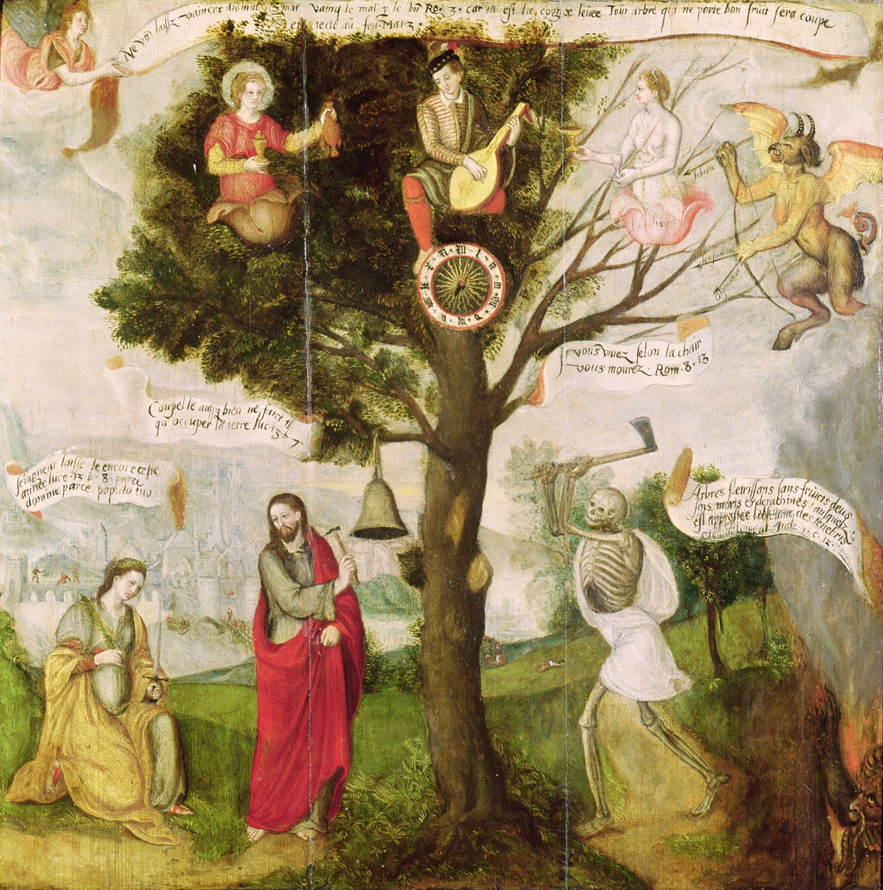 De boom van goed en kwaad door French School