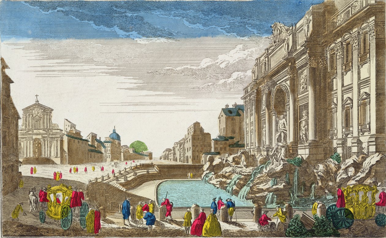 De Trevifontein, Rome door French School