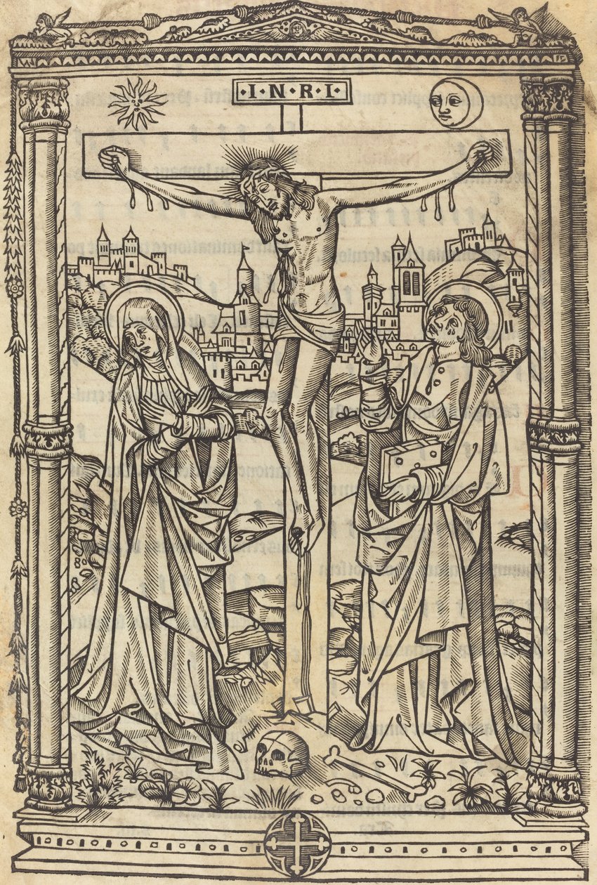 Christus aan het kruis door French 15th Century
