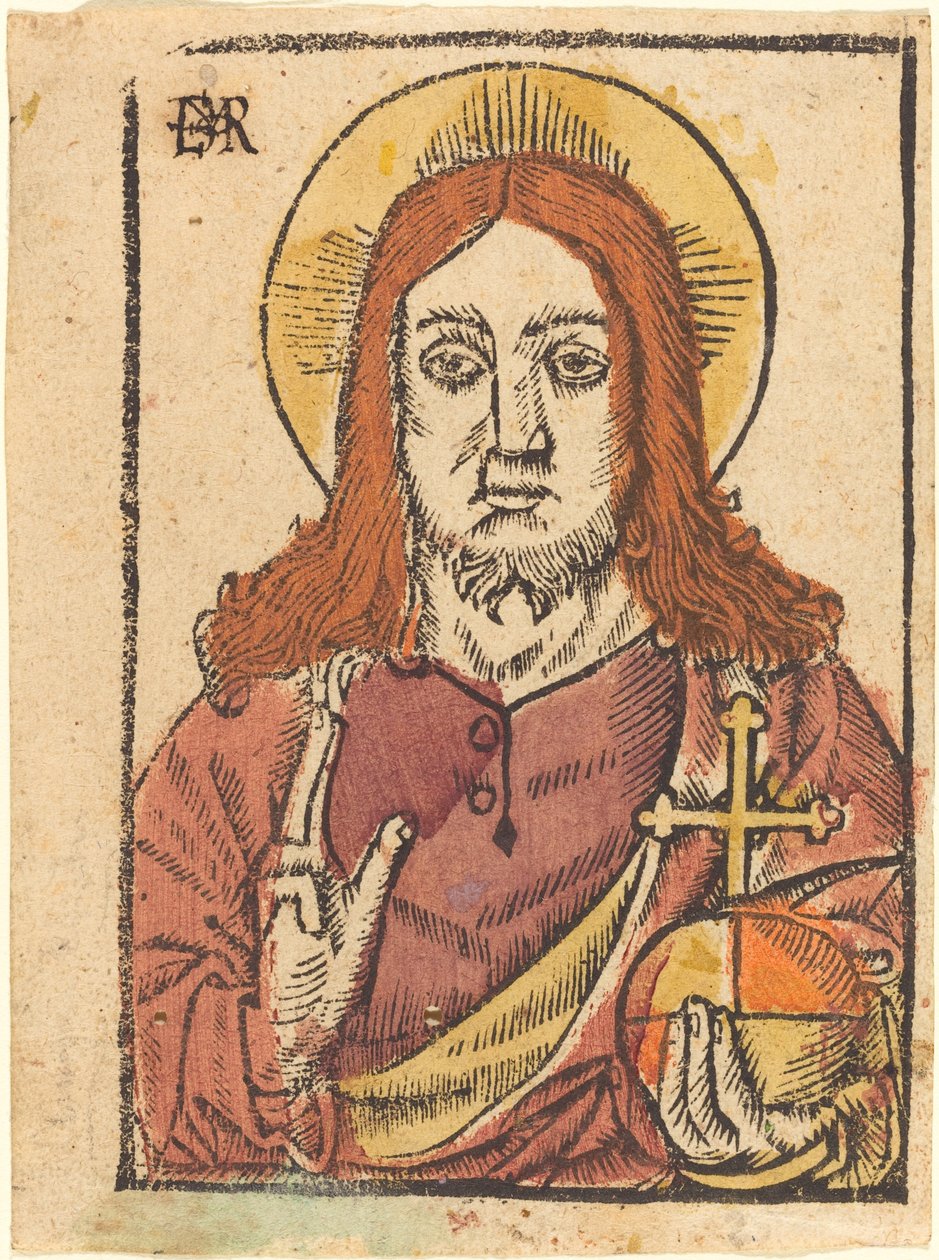 Salvator Mundi door French 15th Century or Master EMR